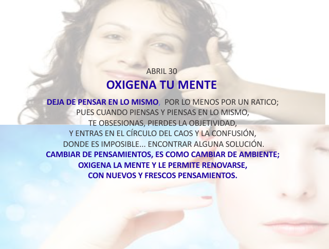 Oxigena tu mente